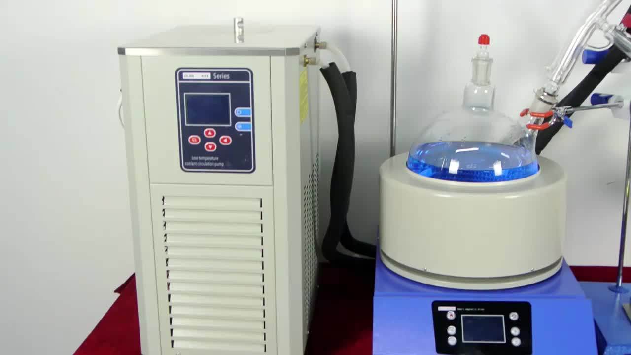 Laboratory Vacuum Fractional Distillation Unit With Heating Mantle And