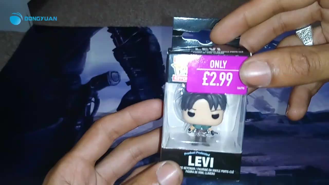 levi funko pop keychain
