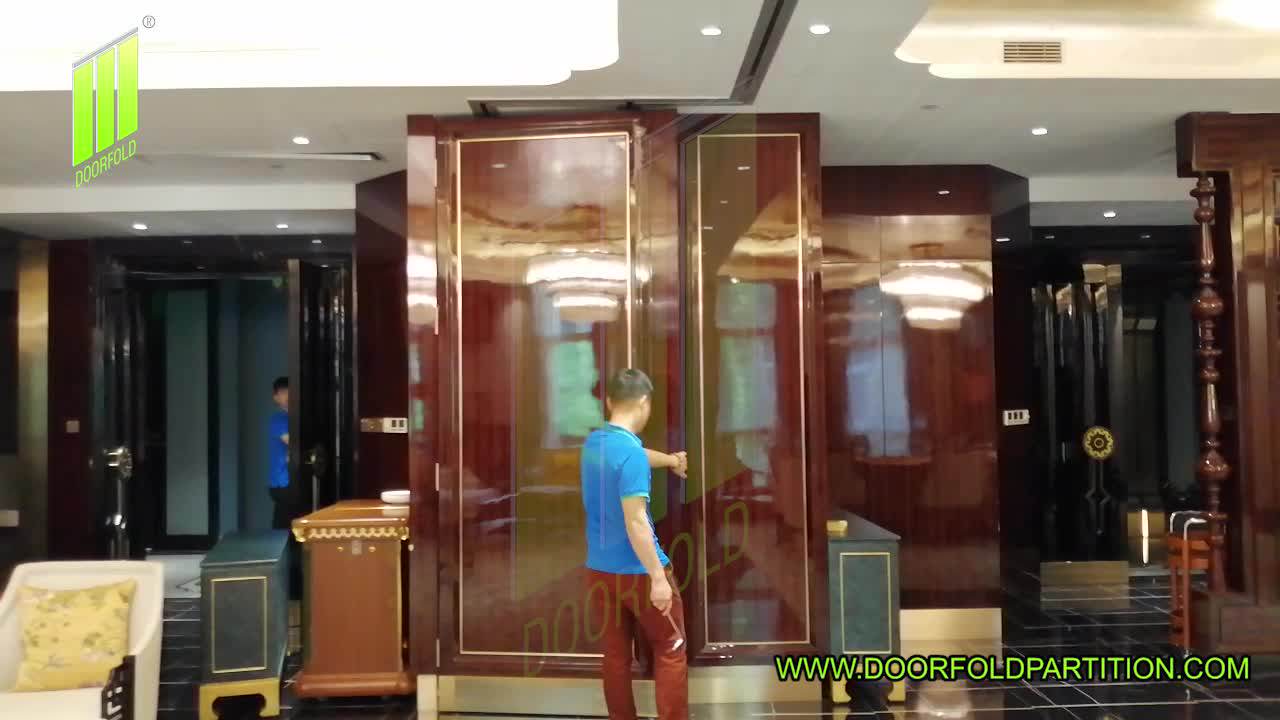 Folding Door Partition For Restaurant Room Partition Sliding Folding