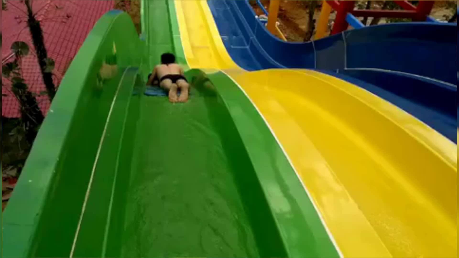 Rainbow Mat Racer Water Slide,Aqua Park Equipment,Fiberglass Water