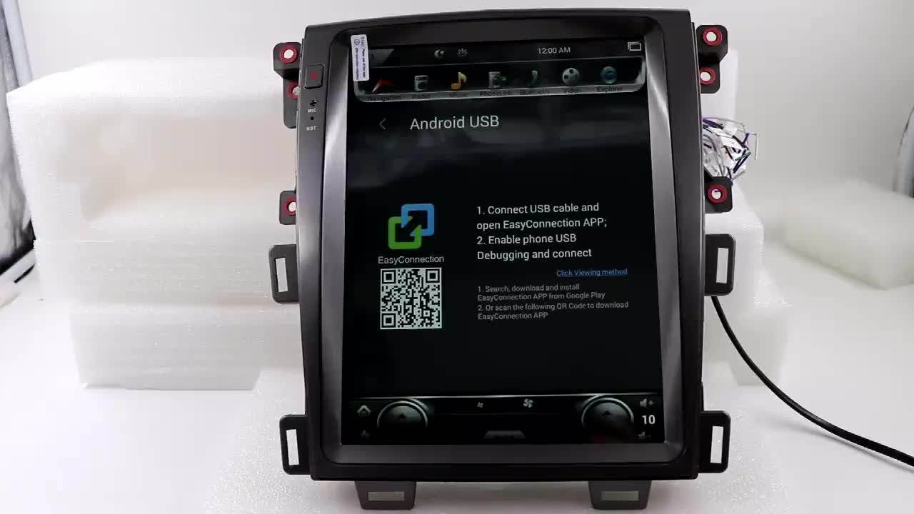 Tesla Android System Car Gps Radio Player Car Stereo For Ford Edge 2013