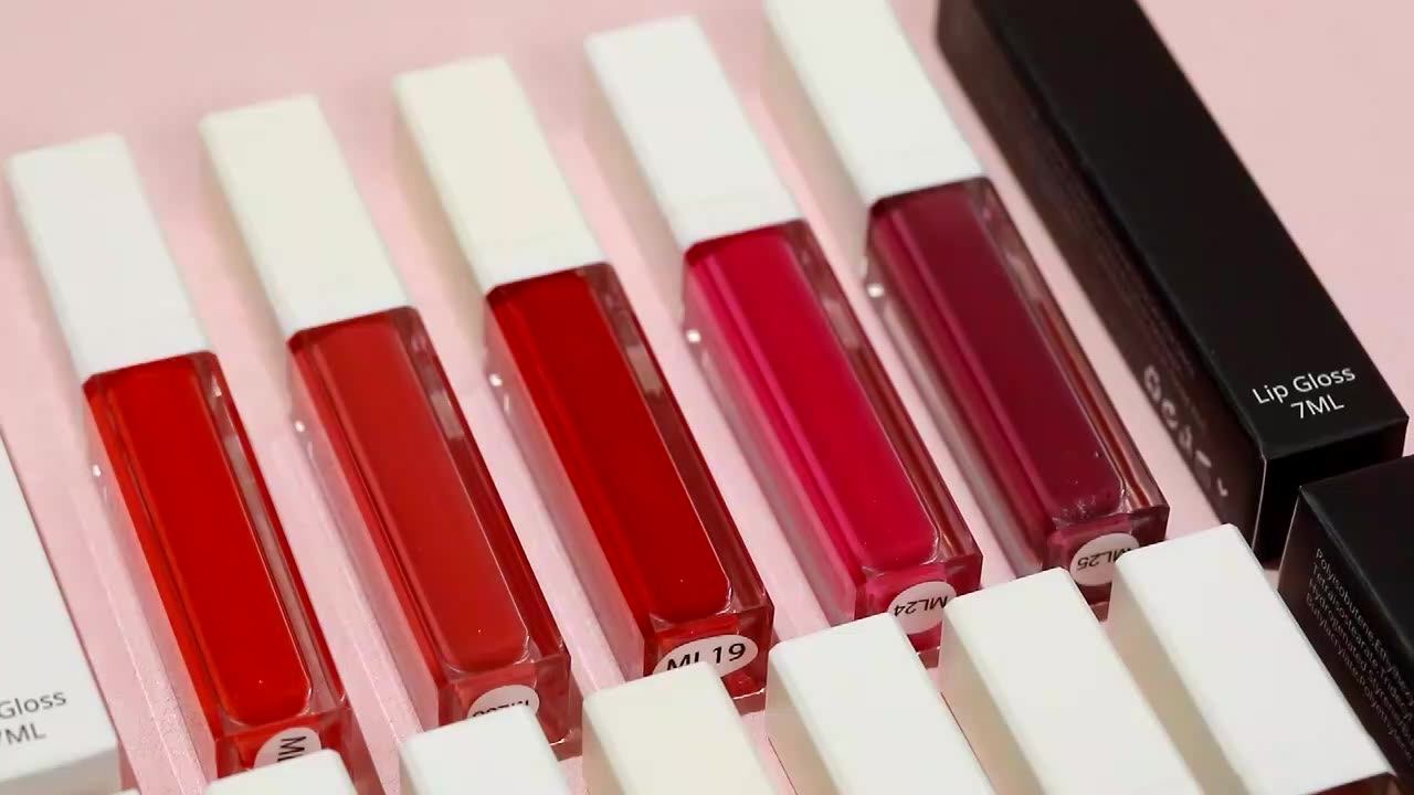 Private Label Cosmetics Multicolor Long Lasting Liquid Lipstick Tube