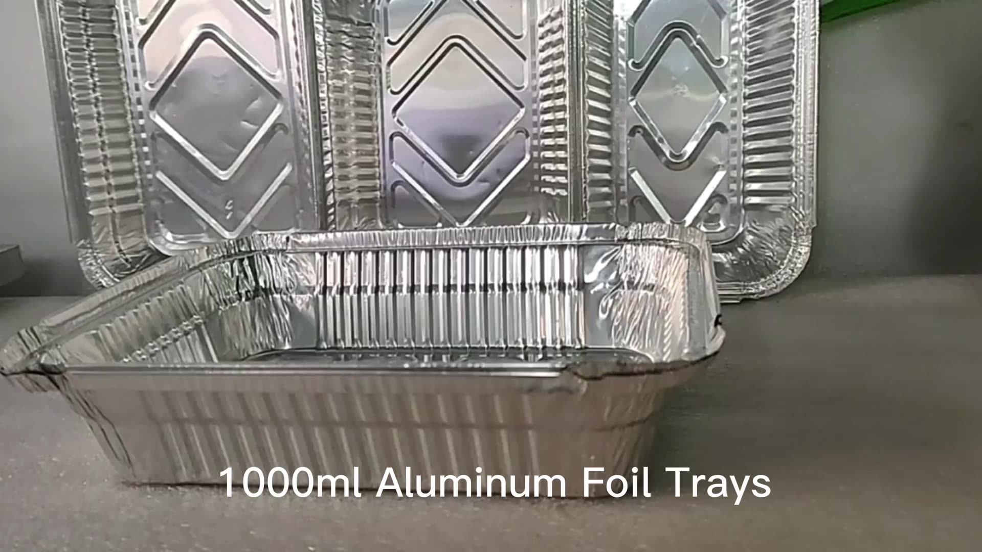Aluminum Foil Packaging Takeaway Salad Box Lunch Box Portable Aluminum