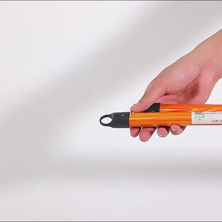 100% Eucalyptus Flower Mop Stick with Wooden Grain Broom Handle