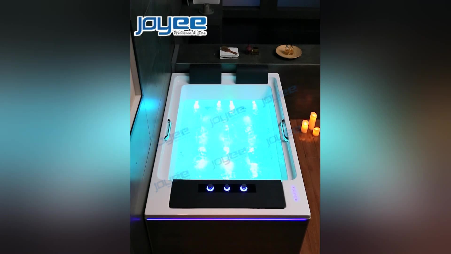 Joyee New Modern Digital Smart Hot And Cold Water Massage Bath Tub