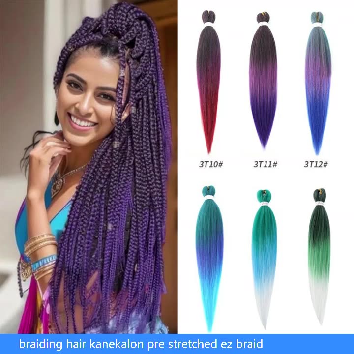  Braiding Yaki Jumbo Ez Pre Braiding Hair Extensions Crochet Synthetic ...