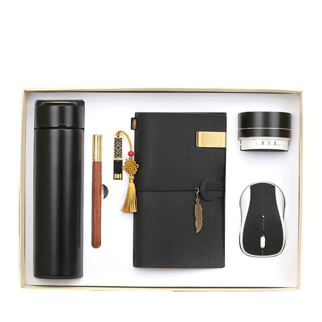Business Gift For Bank Customer Custom Logo Notebook Diary With Pen And