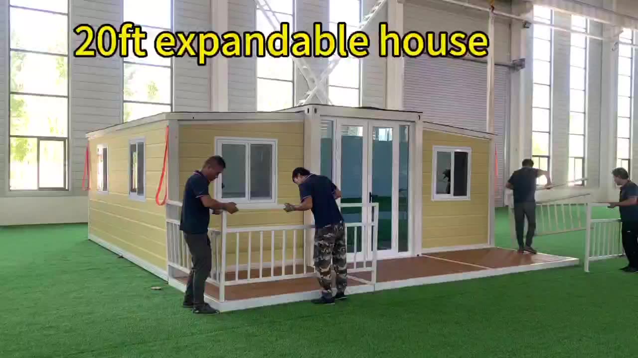 Folding House Expandable Modular Home 20ft 30ft 40ft Prefab House