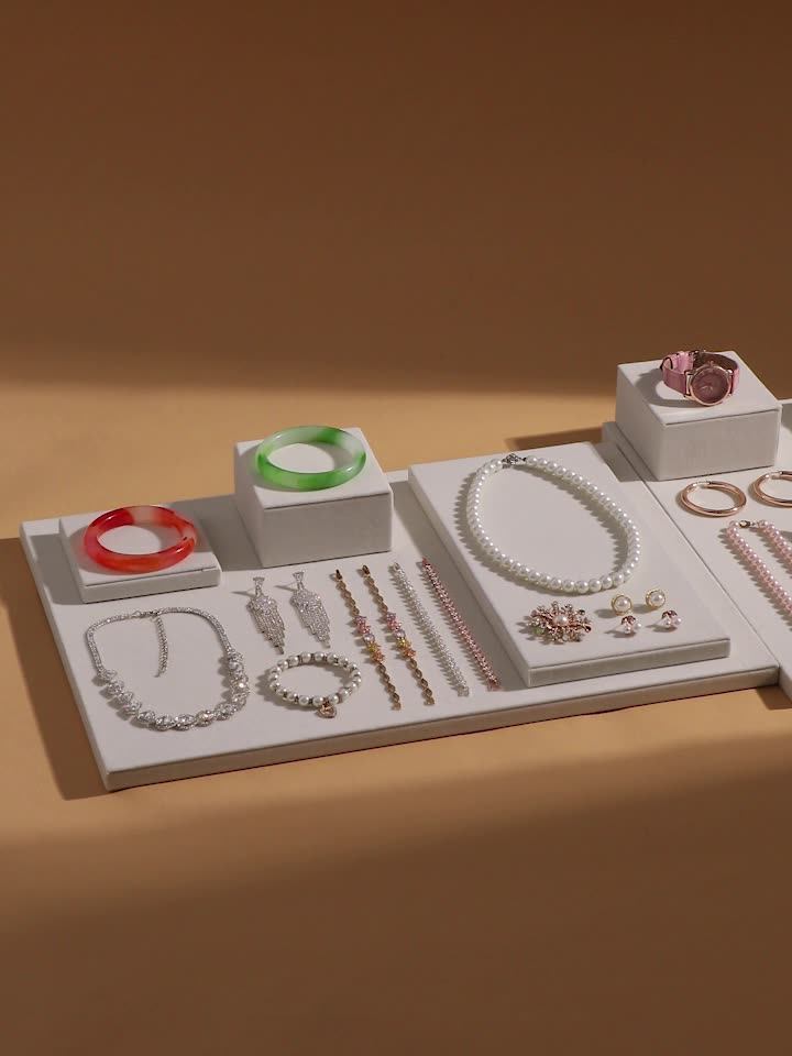 Large Square Veet Mat Display Stand For Jewelry Packaging