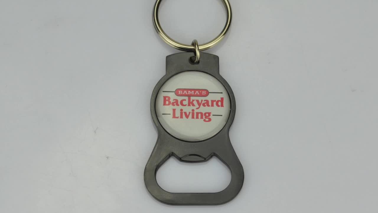 Key Chain Factory Custom Logo Bicycle Openers Keyring Metal Key Ring