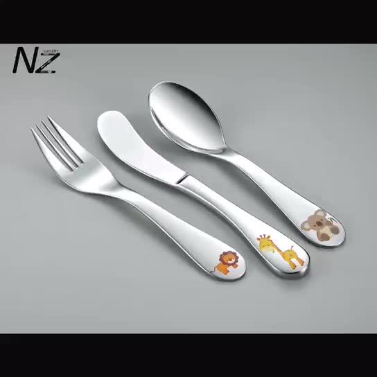Fda Baby Cutlery Cute Kids Stylish Flatware Sets For Children Buy