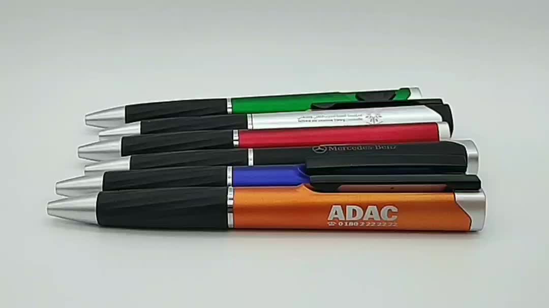 Novelty Bright Logo Brands Personalised Pens Logo Light Led Pen With