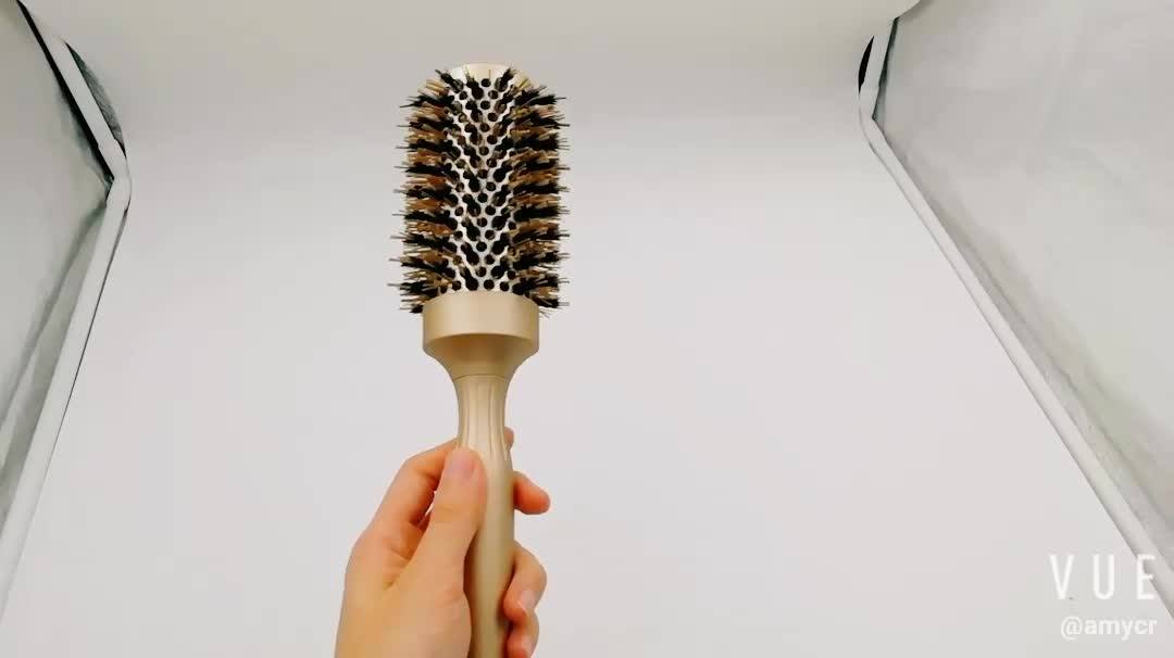 Soft Touch Salon Gold Boar Bristle Hairdressing Finish Professional