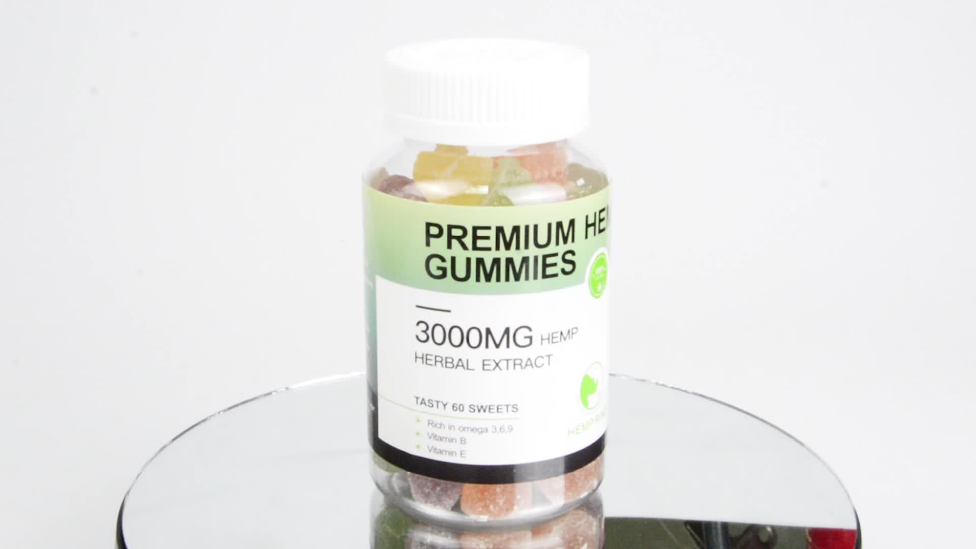 Cbd Hemp Oil Gummy Bears Candy With Essential Omega 369 + Dha Buy