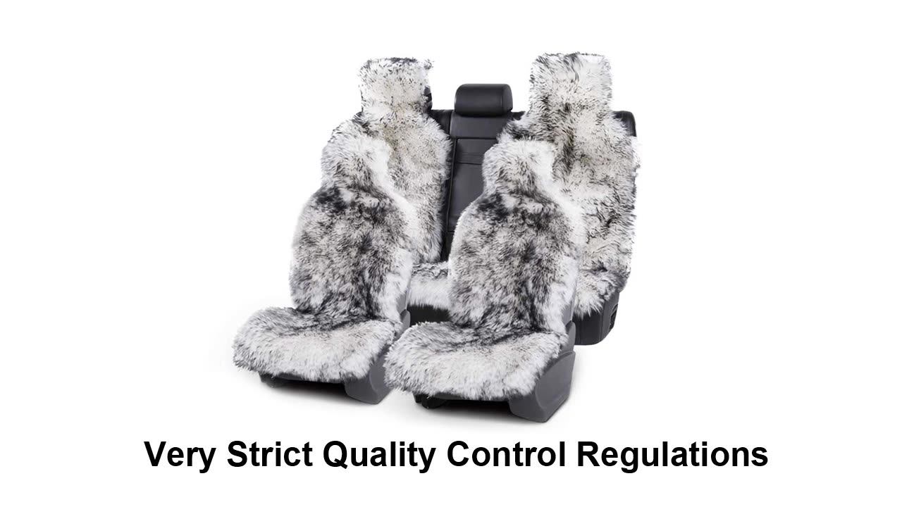 13 Years Factory Sell Natural Long Fur Sheepskin Car Seat Cushions