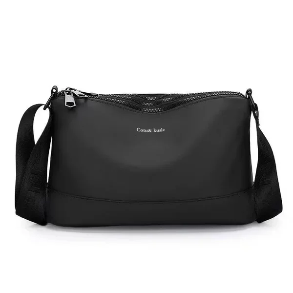 Cross-border New Men's Shoulder Crossbody Bag Large Capacity Simple All-match High-end Attendance Men's Waterproof Bag