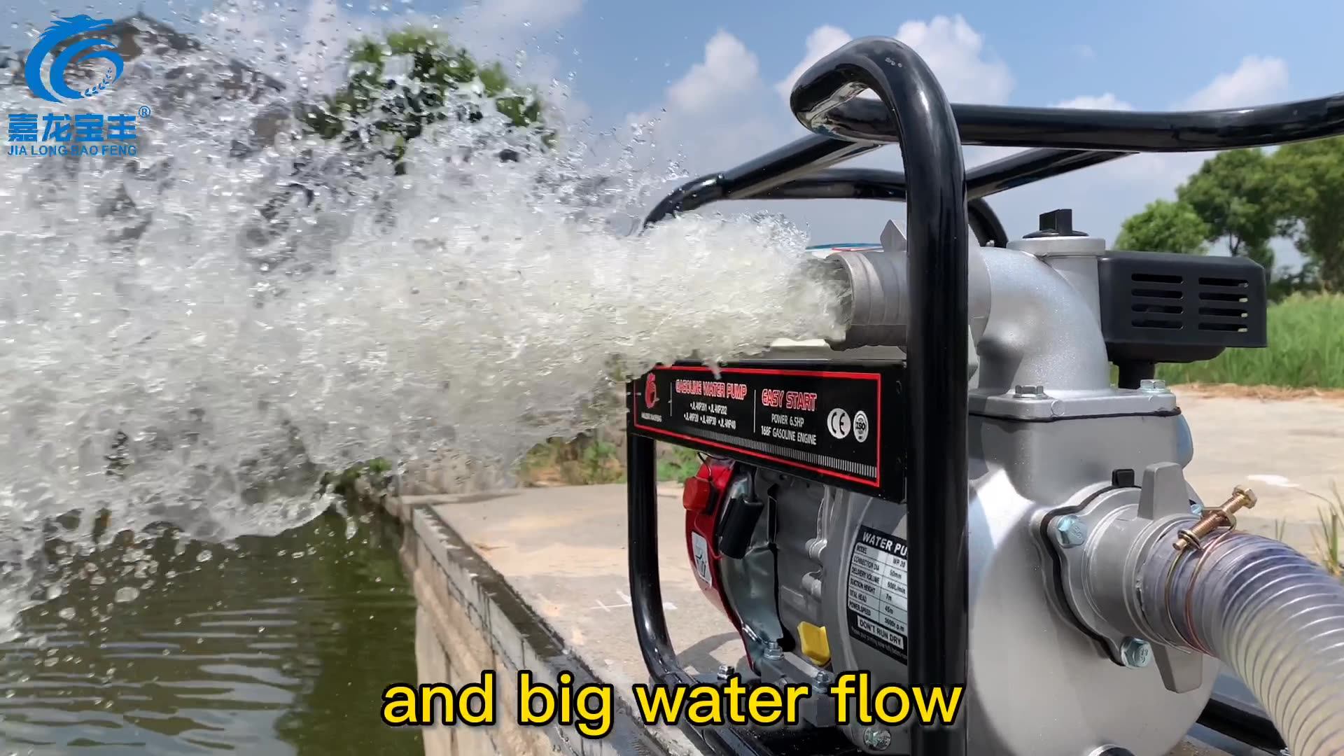 6.5hp Agricultural Irrigation Petrol Gasoline Engine Water Pump 2 Inch