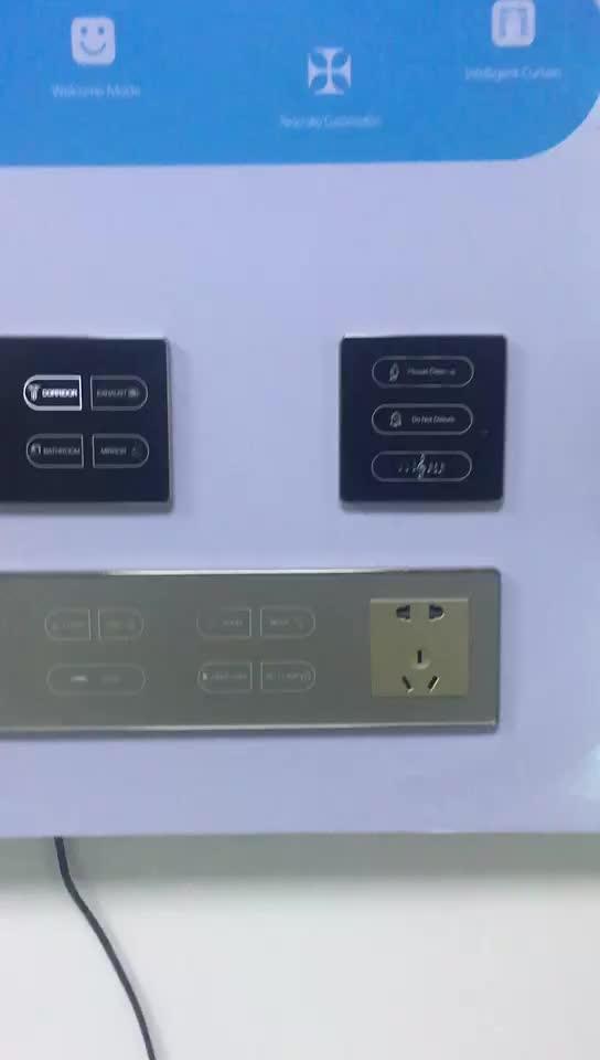Qleung Touch Screen Hotel Room Number Signs Door Plate Electronic