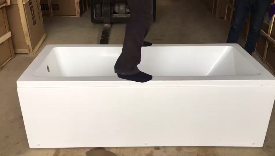 Good Reputation High Quality Modern Square 2 Sided Skirt Alcove Soaking