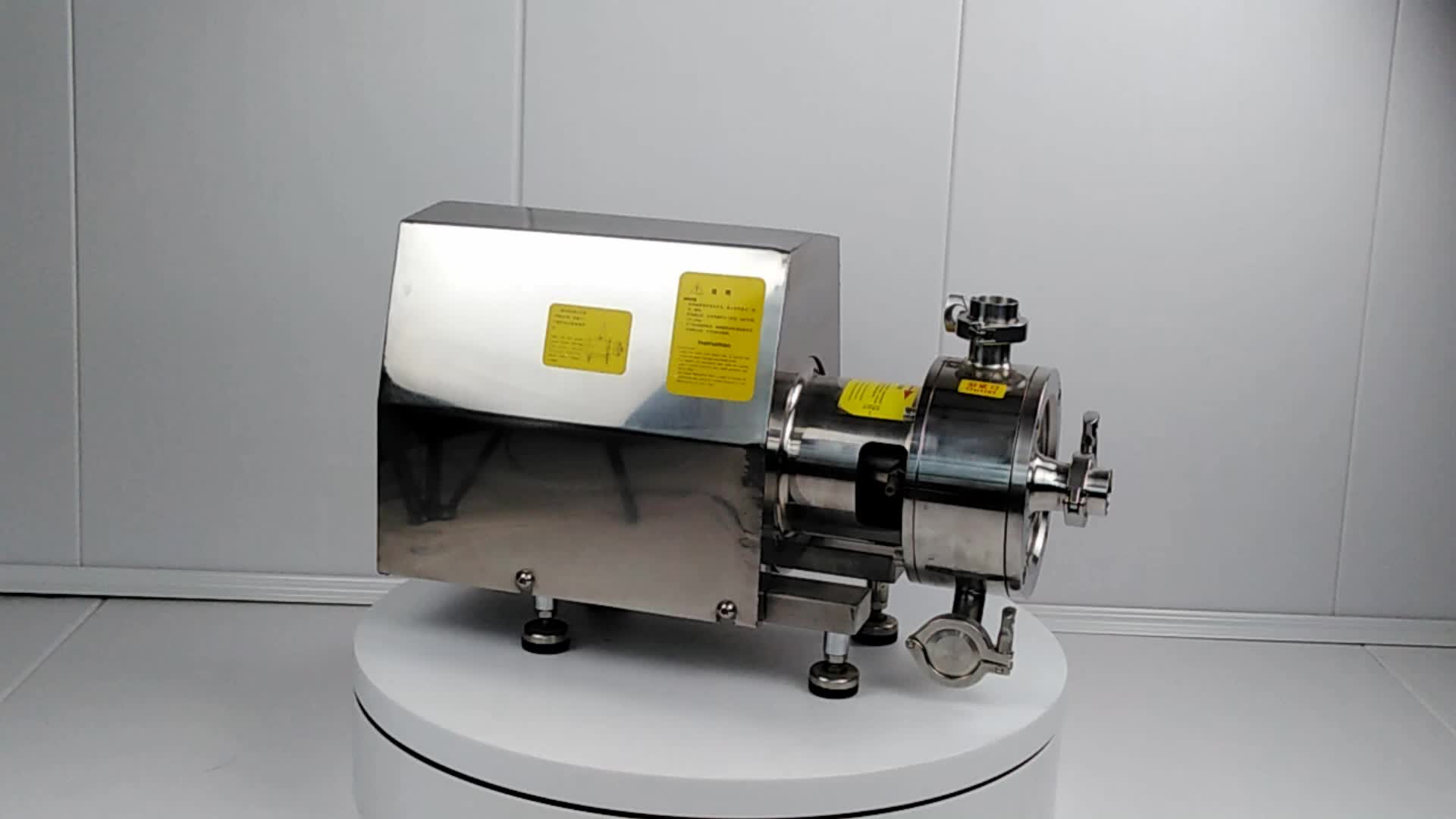 Lab Scale Pump Speed Homogenizer Batch In Line 50l Lab High Shear Mixer