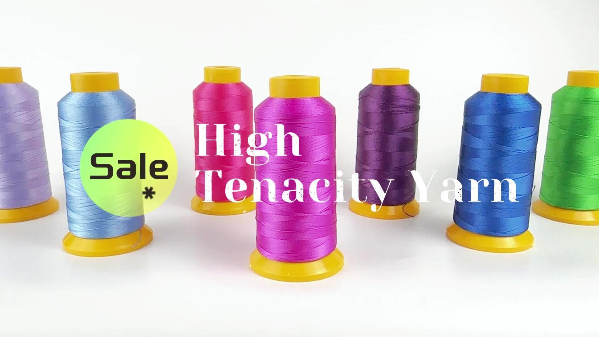 150d/3 210d/3 Leather Sewing Thread Waxed Nylon 6 High Tenacity Yarn
