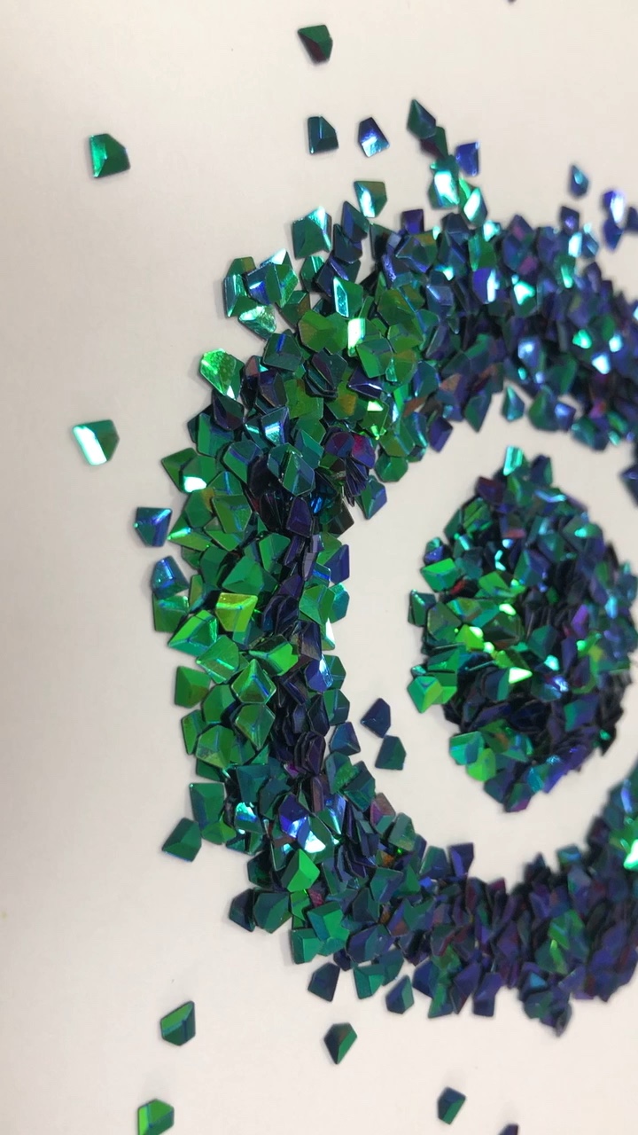 Different Sizes And Shapes Chunky Glitter Use In Body And Nail Glitter