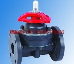 Jiangsu Xie Valve G41F - 10S reinforced polypropylene diaphragm valve flanged plastic diaphragm valve resistant to corrosion