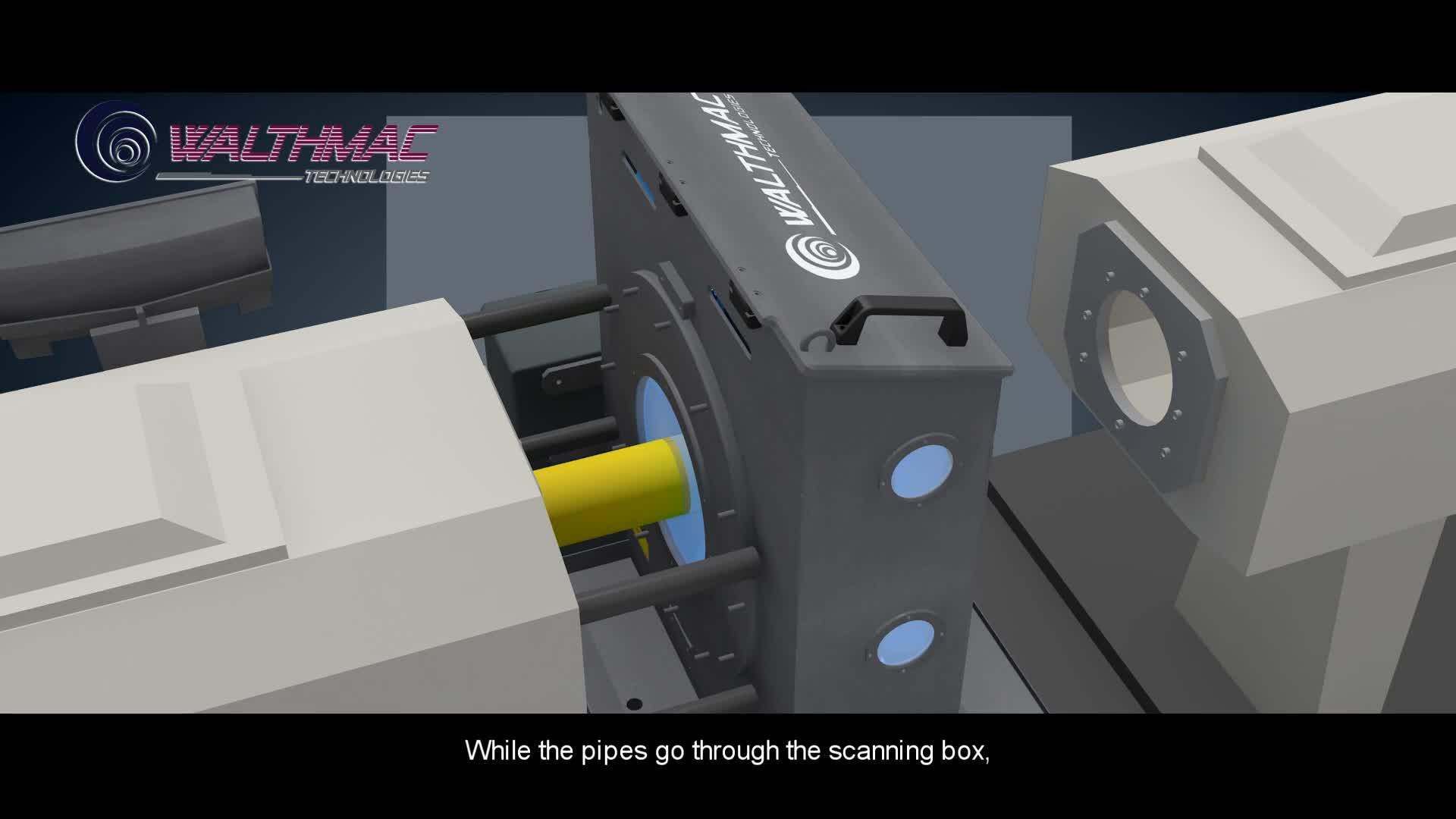 Plastic Thickness Gauge Online Pipe Thickness Measuring Machine Wall Measurement System Of