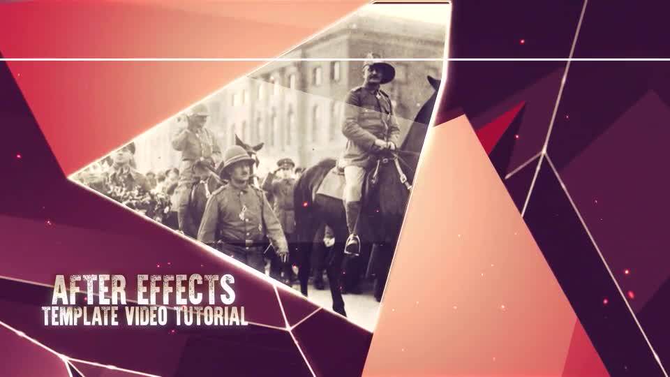 震撼大气消费英雄事迹战争军队部队历史回顾视频宣传开场片头AE模板-天天素材网