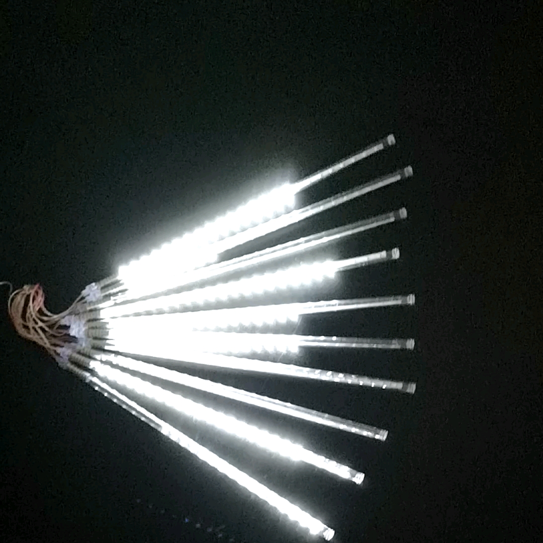 100cm Led Meteor Shower Lights Christmas Decorating Outdoor Meteor