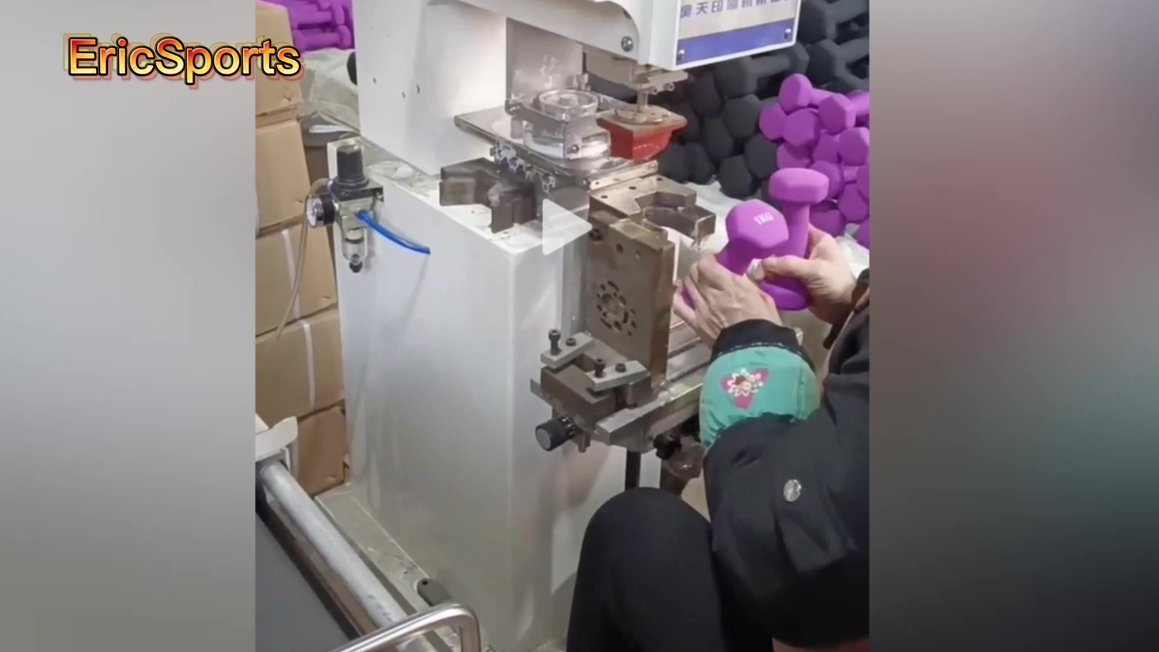 Гантели виниловые 3lb