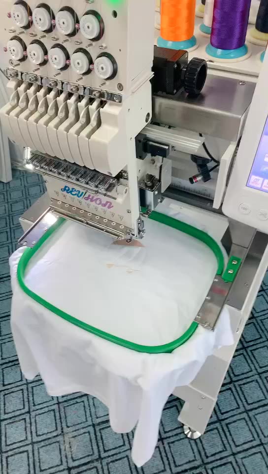 Computer Single Head Industrial Computerized Cap Embroidery Machine