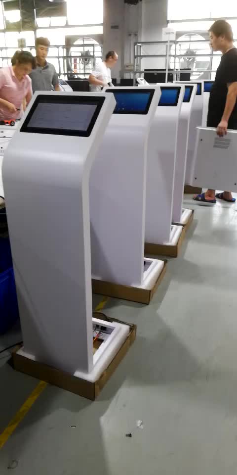 Small Size 10inch Floor Stand Interactive Touch Screen Kiosk For ...