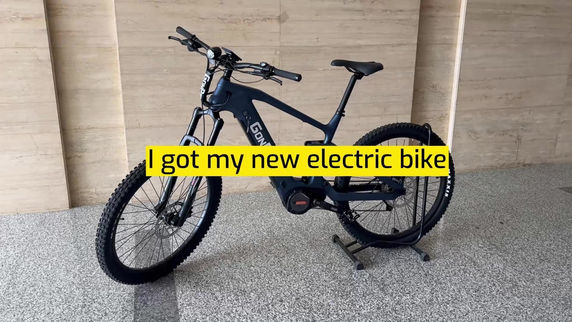 Oem Carbon Fiber Ebike 500w 1000w Optional Bafang Mid Motor Emtb Full