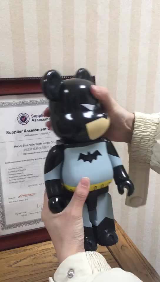 Life Size Bearbrick Statues Modern Style Outdoor Decor Resin Fiberglass Bearbrick Sculptures