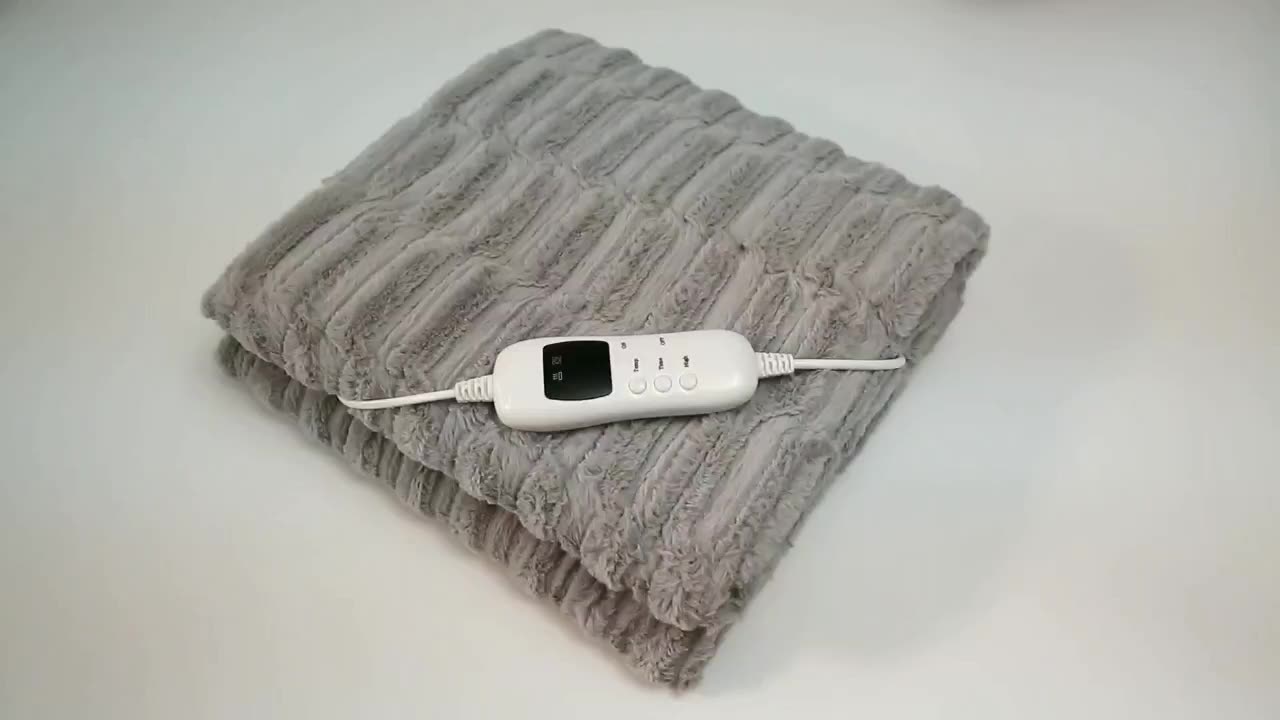 220v Electric Heating Thermal Blankett Heated Over Throw Electric