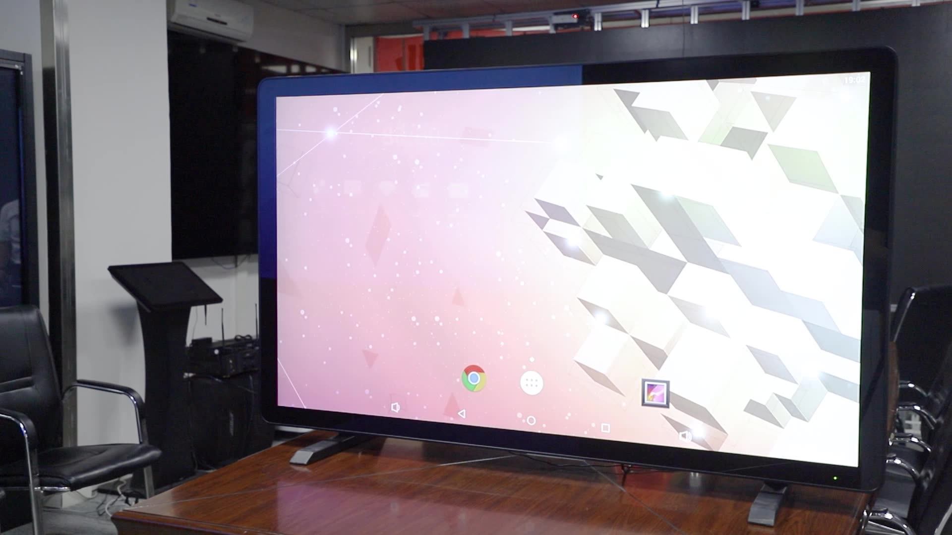 Lcd Tablet Writing Wall Mounted Advertising Display 43 Inch Android