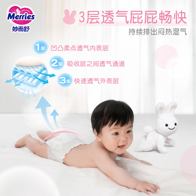 ຍີ່ປຸ່ນນໍາເຂົ້າ Kao Miaoershu L54 ຕ່ອນ * 4 pack diapers ultra-thin breathable diapers ຈັດສົ່ງໃນກ່ອງຕົ້ນສະບັບ