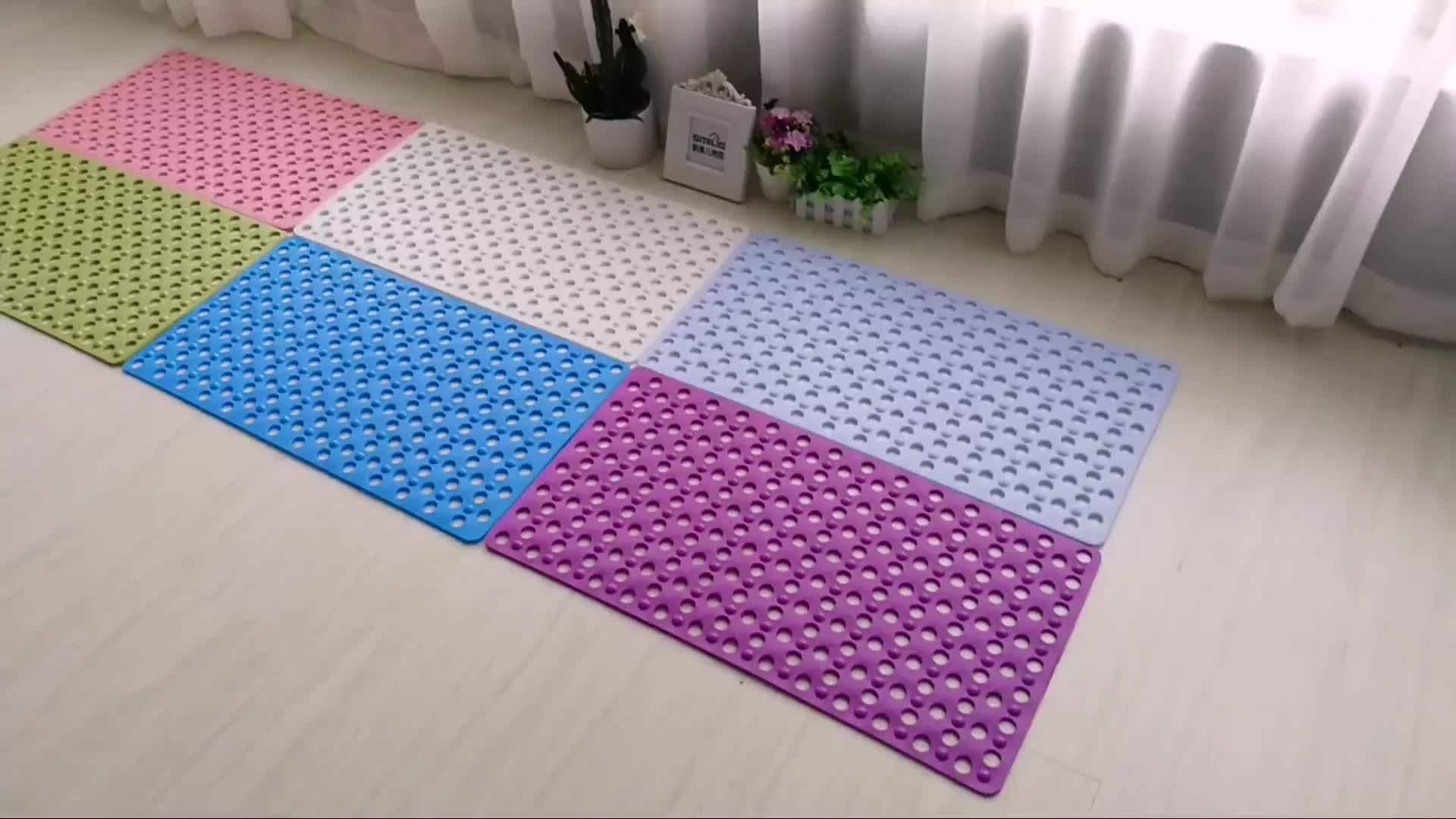 High Quality Fashion Waterproof Non Slip Pvc Bath Tub Shower Mat Buy