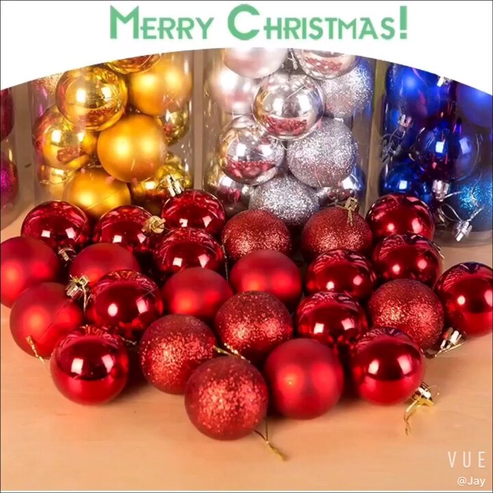 Wholesale Christmas Ball Ornaments Golden Shatterproof Christmas