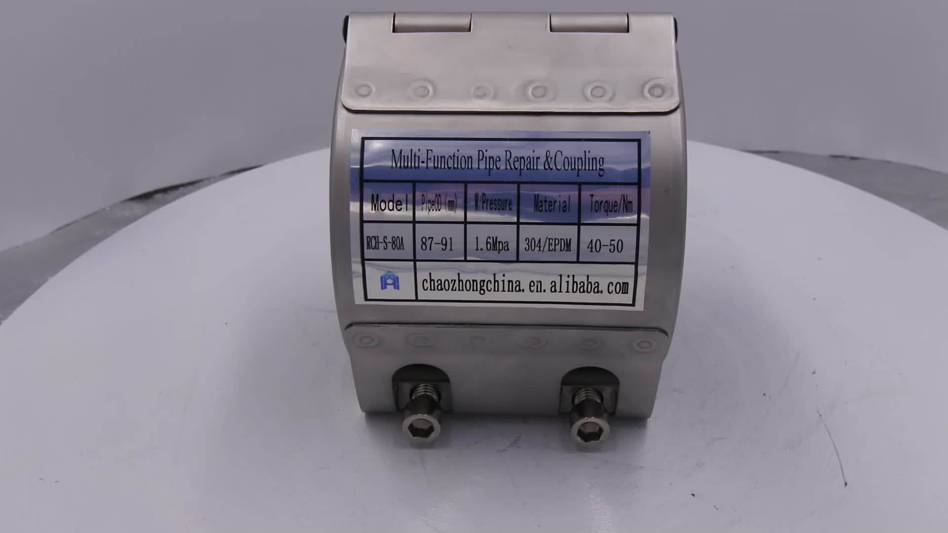 Repair Copper Pipe Leaks With Stainless Steel Repair Clamps Universal