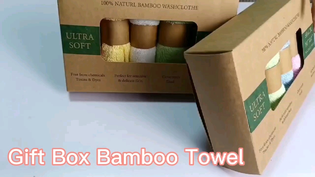 Hot Sale 100 Bamboo Or Bamboo Cotton Blended Washcloths Towel For Baby Or Makeup Usage Super
