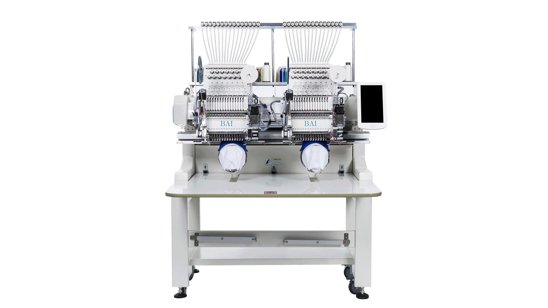 Bai T Shirt Computerized Two Head 12 Needles Embroidery Machine Price