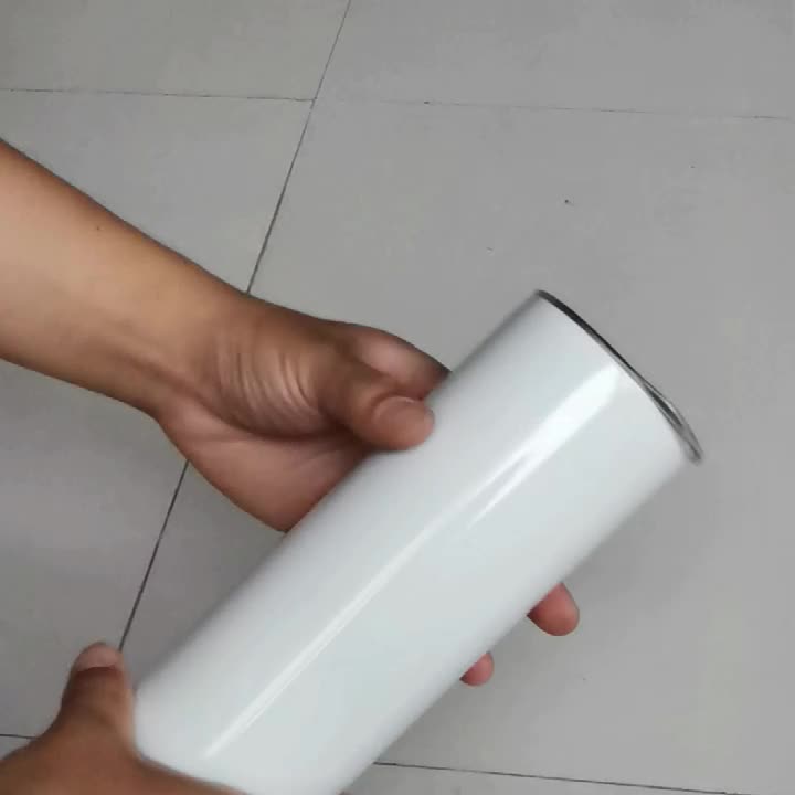 Usa Warehouse Straight 20oz Sublimation Blanks Skinny Tumbler With