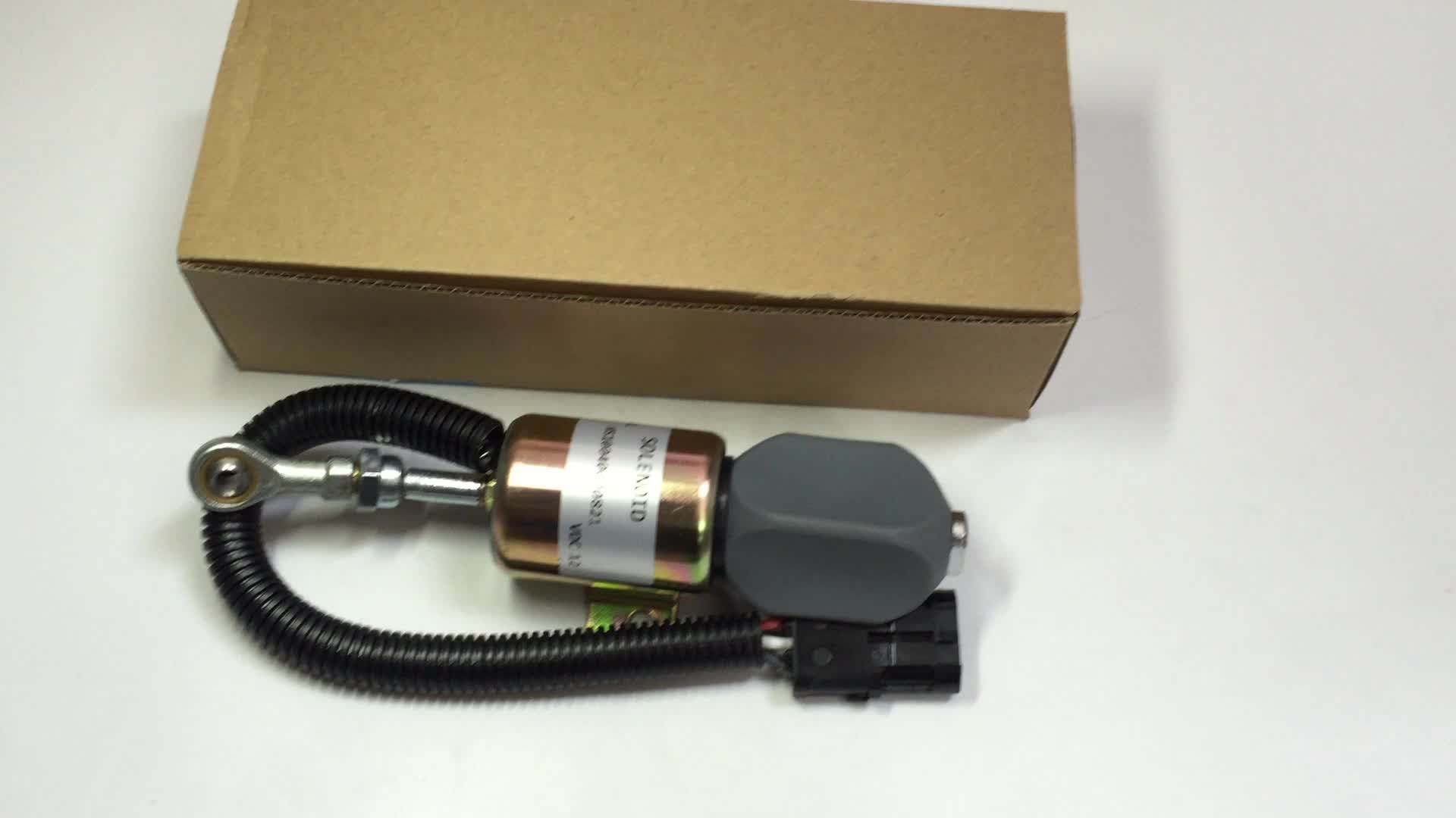 Diesel Engine Fuel 12v Stop Solenoid 1757es12e8uc3b1s2 17004049 For