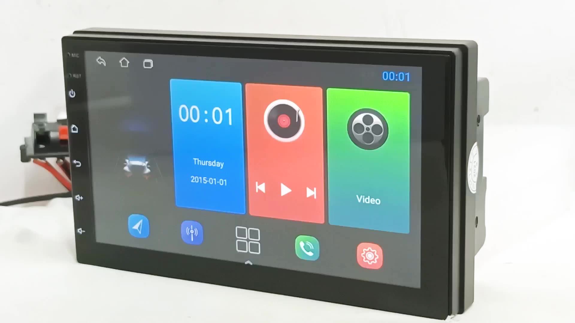 Android 7 Inch Universal Car Radio Dvd Player With Gps Navigation Car