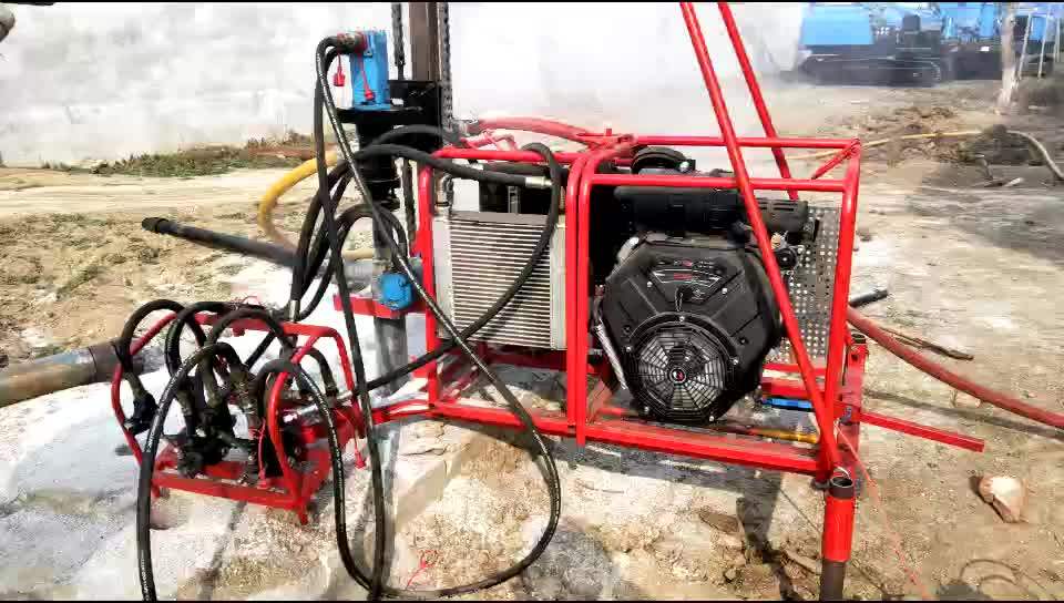 Air Compressor Geotechnical Drilling Rig Stone Rock Drilling Equipment