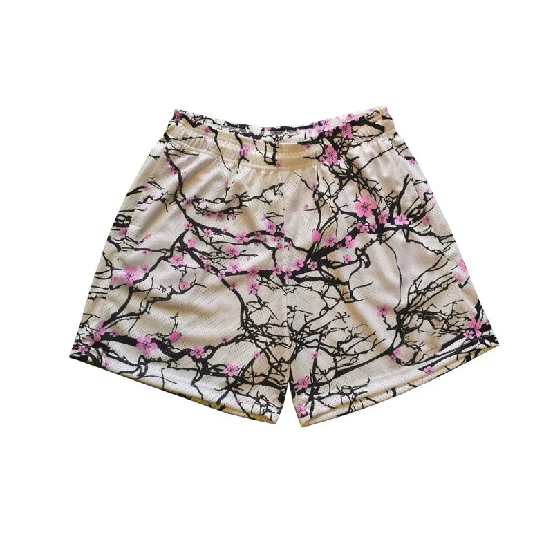 Men's Sports Shorts Basketball Beach Loose Sports Casual Shorts Trendy Shorts Fitness Shorts Mesh Breathable