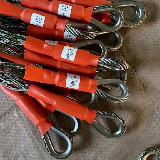 double eye heavy loads wire grip cable pulling grips, View cable grip