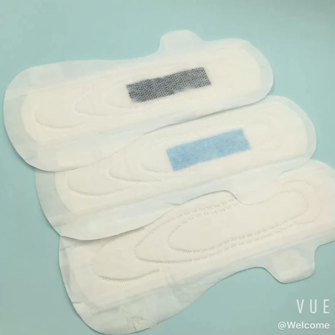 Oem Brand Name Anion Sanitary Napkin Side Gather Effects Private Label